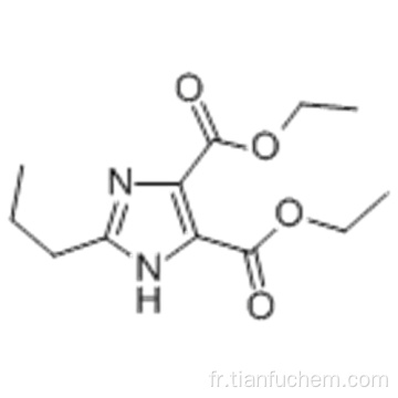 Ester 2-propyl-, 4,5-diéthylique d&#39;acide 1H-imidazole-4,5-dicarboxylique CAS 144689-94-1